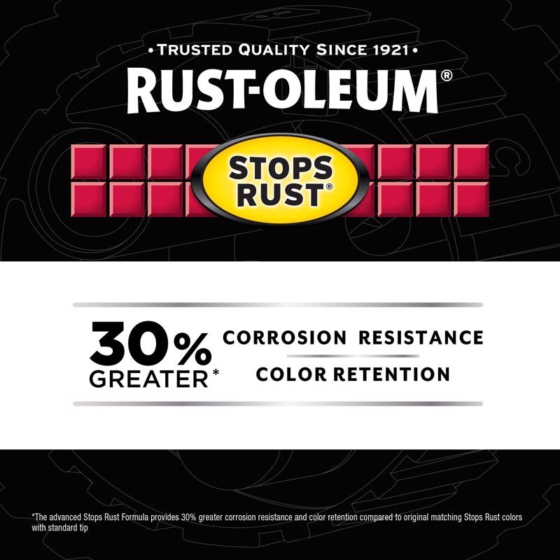 Rust-Oleum Stops Rust Gloss Ink Black Enamel Spray Paint 12 oz
