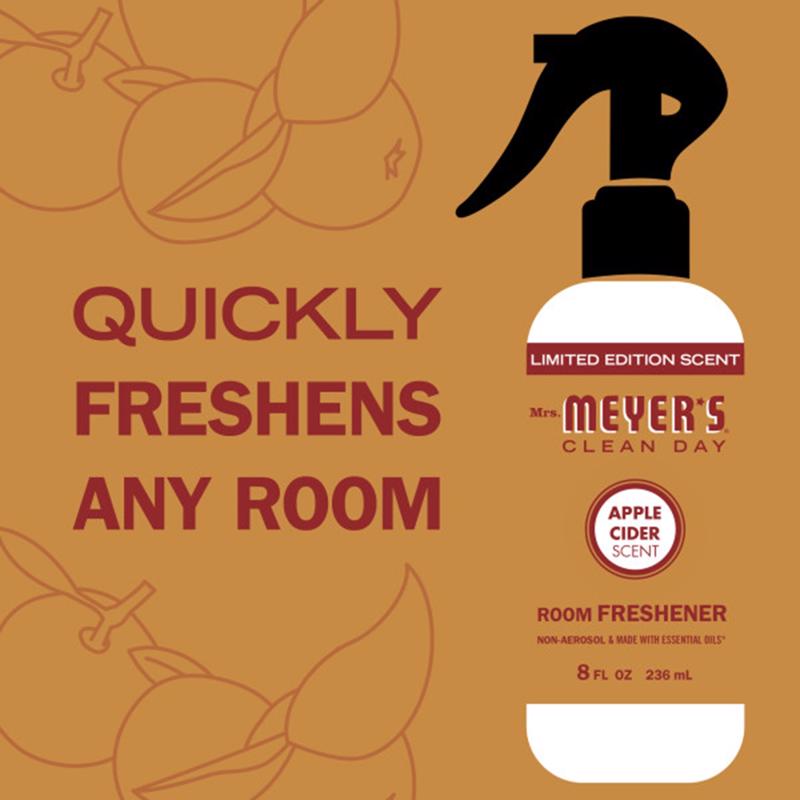 Mrs. Meyer's Clean Day Apple Cider Scent Air Freshener 8 oz Liquid 1 pk