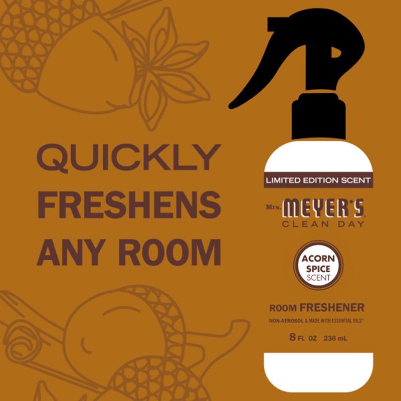 Mrs. Meyer's Clean Day Acorn Spice Scent Air Freshener 8 oz Liquid 1 pk