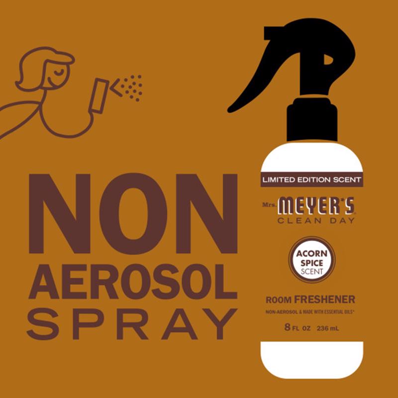 Mrs. Meyer's Clean Day Acorn Spice Scent Air Freshener 8 oz Liquid 1 pk