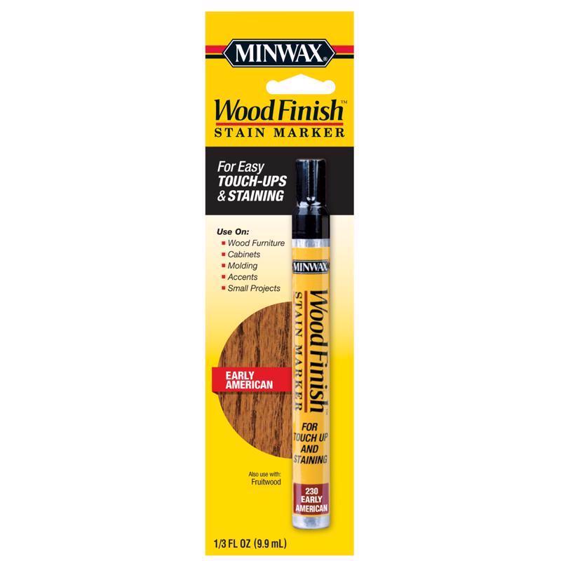 Minwax Wood Finish Stain Marker Semi-Transparent Early American Oil-Based Stain Marker 0.33 oz