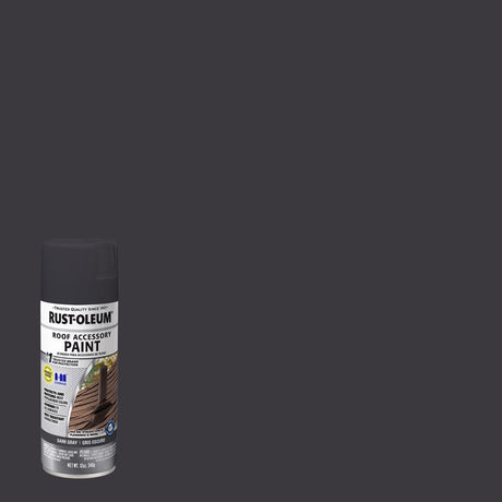 SPRY PNT FLAT GRY 12OZ