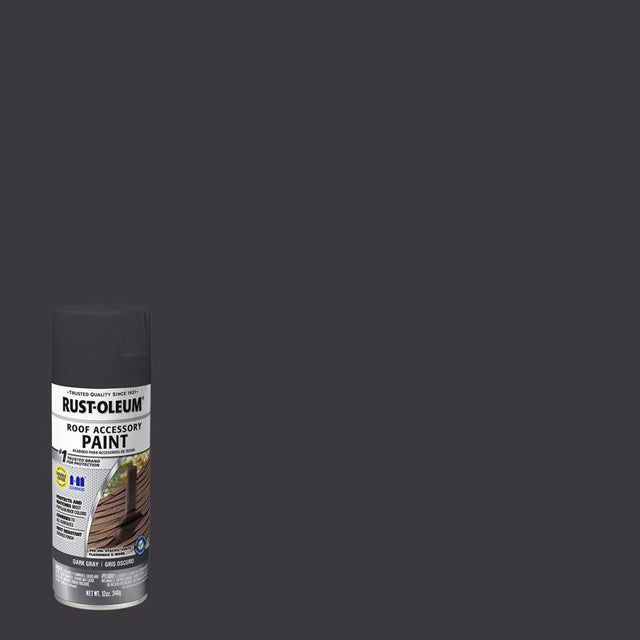 SPRY PNT FLAT GRY 12OZ