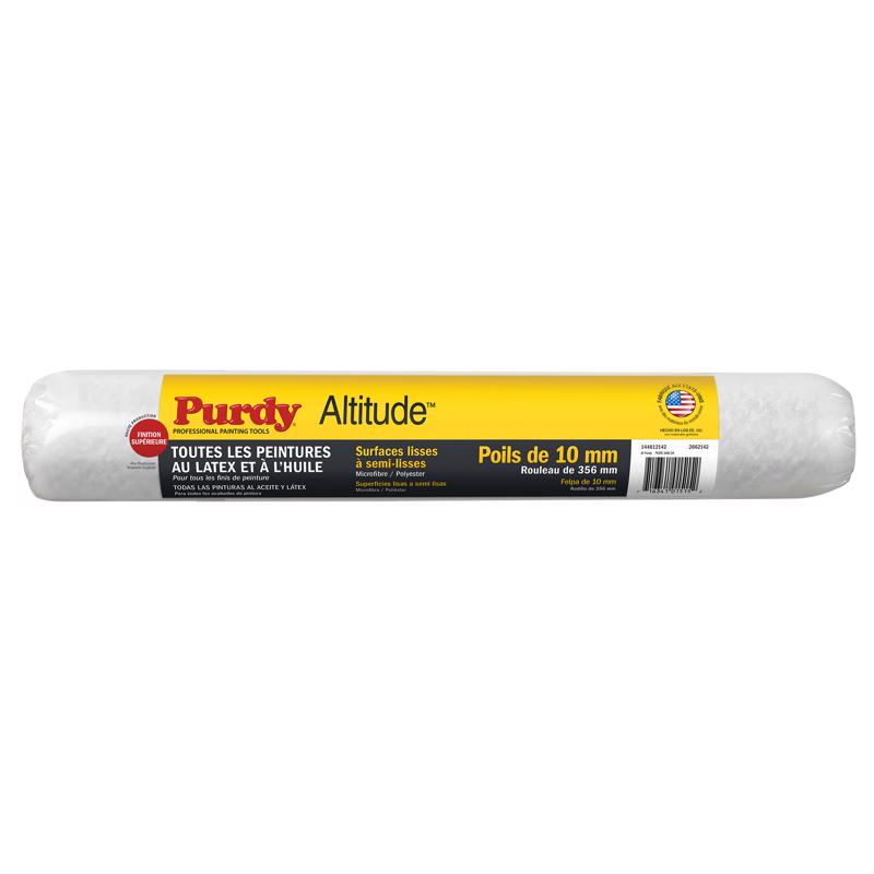Purdy Altitude Poly Micro 14 in. W X 3/8 in. Regular Paint Roller Cover 1 pk