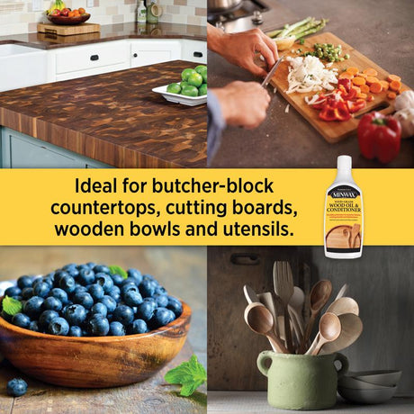 Minwax Transparent Clear Oil-Based Wood Oil and Conditioner 12 fl. oz.