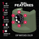 Rust-Oleum Stops Rust Satin Earthy Green Protective Enamel Spray Paint 12 oz