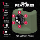 Rust-Oleum Stops Rust Satin Earthy Green Protective Enamel Spray Paint 12 oz