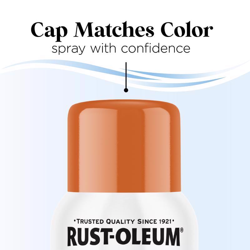 Rust-Oleum Low Odor Gloss Orange Soda Spray  Paint 11 oz