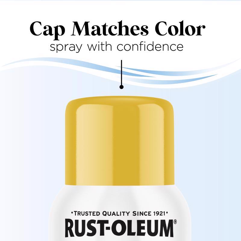 Rust-Oleum Low Odor Gloss Daisy Yellow Spray  Paint 11 oz