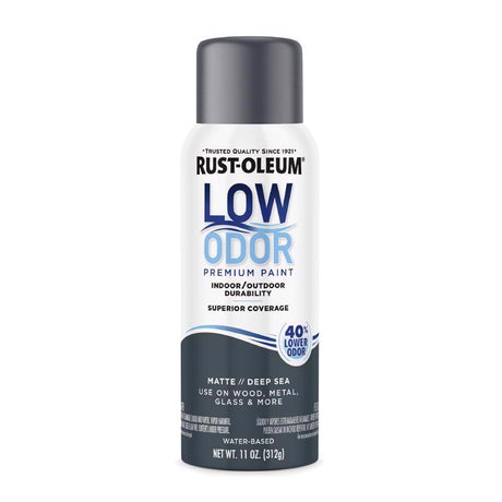 Rust-Oleum Low Odor Matte Deep Sea Spray  Paint 11 oz