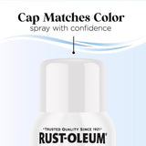 Rust-Oleum Low Odor Gloss Snow White Spray  Paint 11 oz