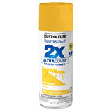 Rust-Oleum Painter's Touch Satin Sweet Mango Paint+Primer Spray Paint 12 oz