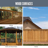 Valspar Quick Seal Semi-Transparent Pecan Oil-Based Exterior Stain 1 gal