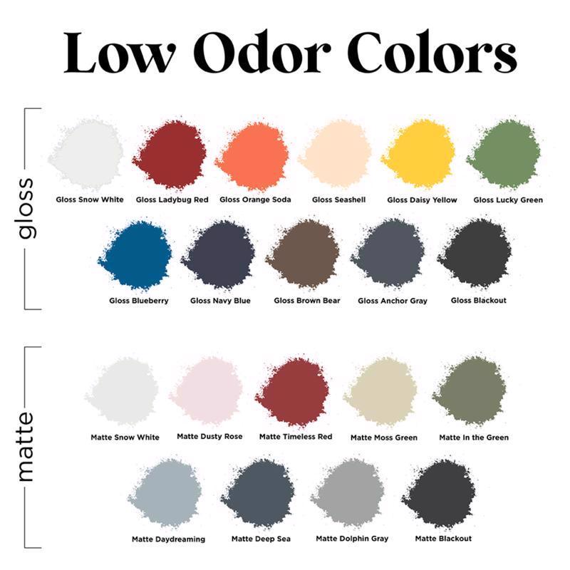 Rust-Oleum Low Odor Matte Blackout Spray  Paint 11 oz