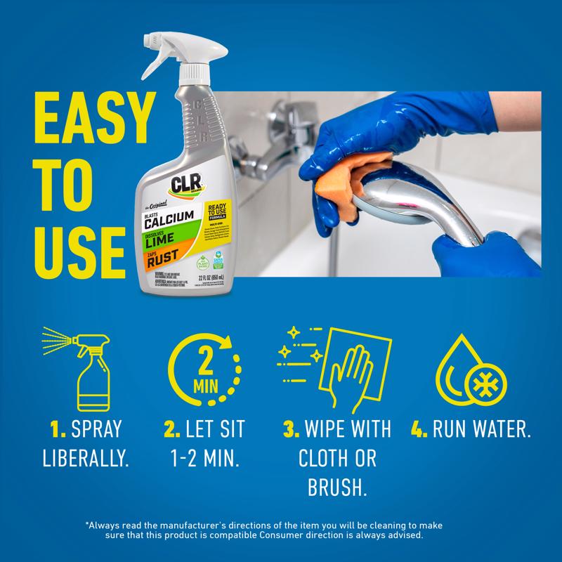 CLR Calcium Rust and Lime Remover 22 fl. oz. Liquid