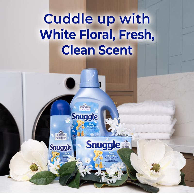 Snuggle Blue Sparkle White Floral & Citrus Scent Fabric Softener Liquid 66 oz 1 pk