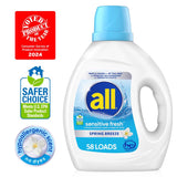 All Sensitive Fresh Spring Breeze Scent Laundry Detergent Liquid 73 fl. oz. 1 pk