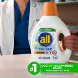 All Free & Clear Scent Laundry Detergent Liquid 73 oz 1 pk