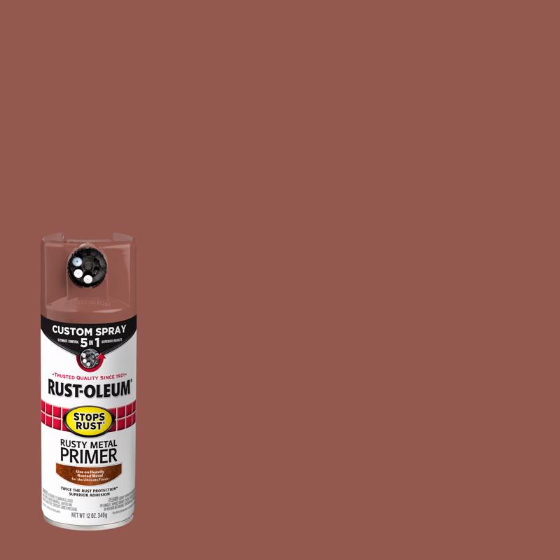 Rust-Oleum Stops Rust Flat Brown Primer Spray 12 oz
