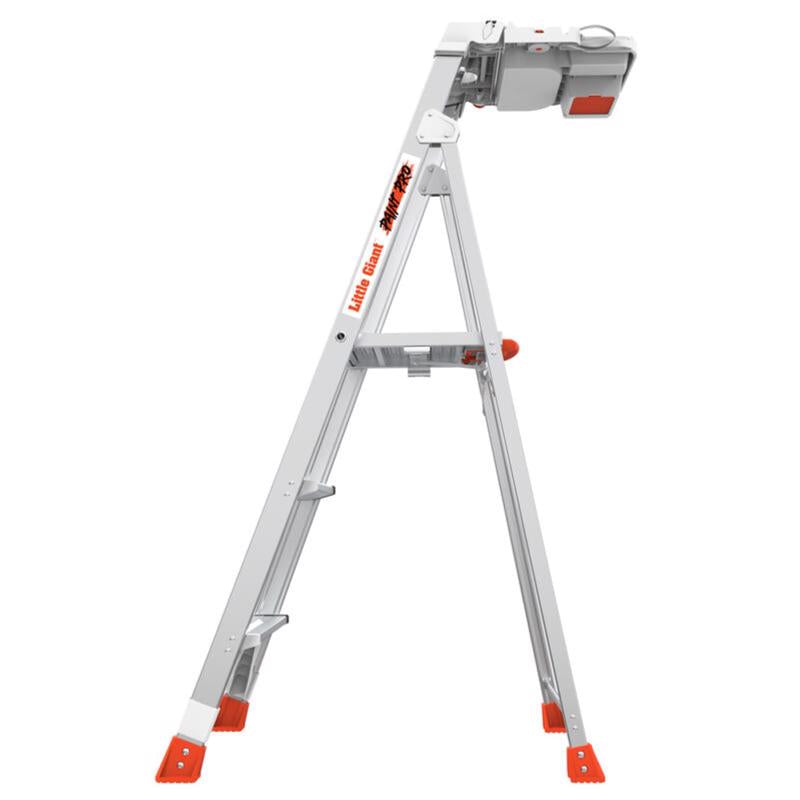 Little Giant Ladders 5 ft. H Aluminum Step Ladder Type IAA 375 lb. capacity