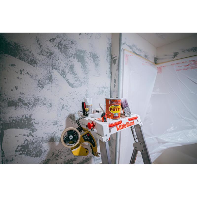 Little Giant Ladders 5 ft. H Aluminum Step Ladder Type IAA 375 lb. capacity