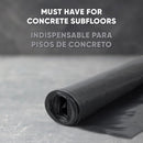 Roberts First Step Moisture Barricade Film 6 mil X 10 ft. W X 12 ft. L Polyethylene Black 1 pk