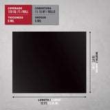 Roberts First Step Moisture Barricade Film 6 mil X 10 ft. W X 12 ft. L Polyethylene Black 1 pk