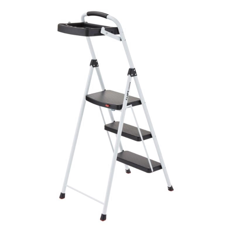 Lift Ladders 4.28 ft. H Steel Step Ladder Type II 225 lb. capacity