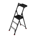 Lift Ladders 4.19 ft. H Steel Step Ladder Type IA 300 lb. capacity