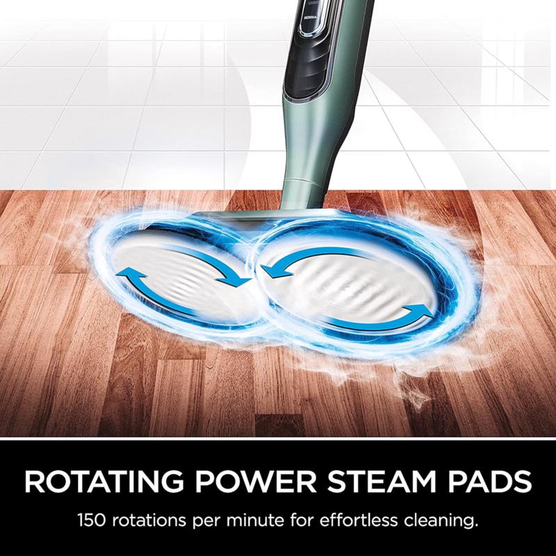 Shark 7.63 in. D Aluminum/Microfiber Cleaner Floor Pad White/Grey