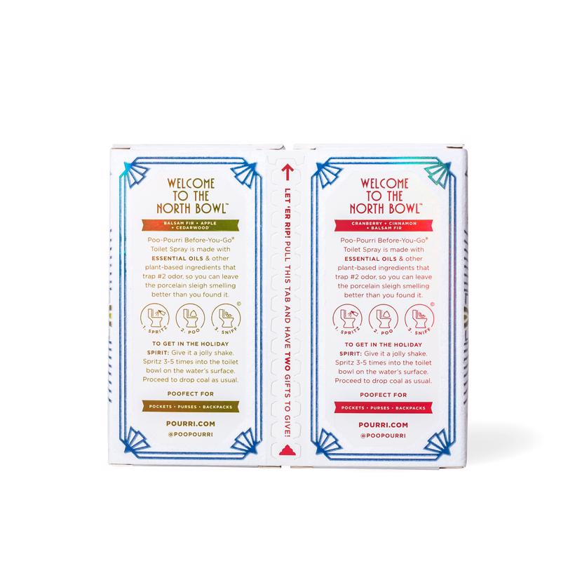 Poo~Pourri Berry & Bright/Balsam Bum Scent Air Freshener Spray 2 oz Liquid 2 pk