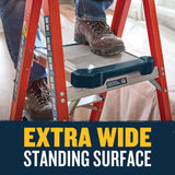 Werner 4 ft. H Fiberglass Platform Ladder Type IA 300 lb. capacity