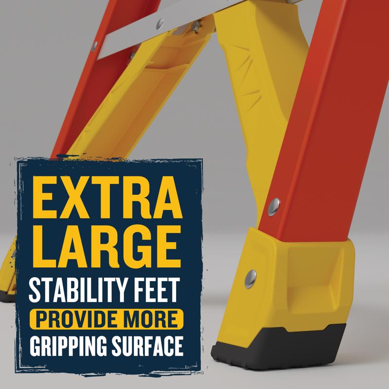 Werner 4 ft. H Fiberglass Platform Ladder Type IA 300 lb. capacity