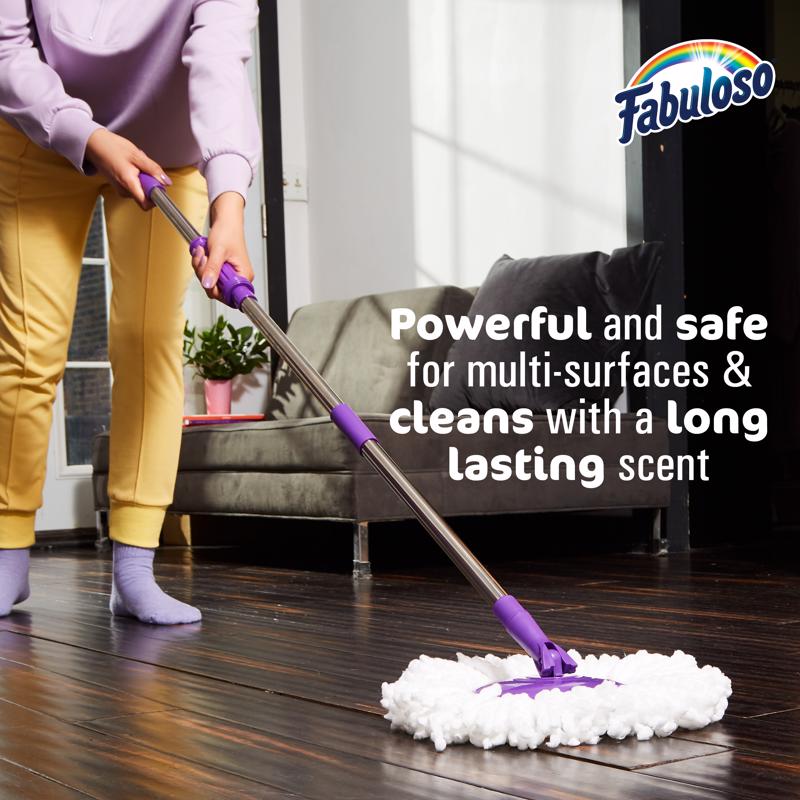 Fabuloso Peach Scent Concentrated All Purpose Cleaner Liquid 33.8 oz