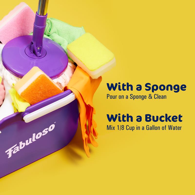 Fabuloso Peach Scent Concentrated All Purpose Cleaner Liquid 33.8 oz