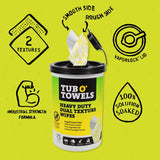 Tub O' Towels Cleaning Wipes 10 in. W X 12 in. L 1 pk