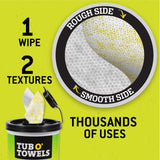 Tub O' Towels Cleaning Wipes 10 in. W X 12 in. L 1 pk