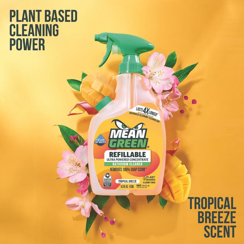 Mean Green Tropical Breeze Scent Bathroom Cleaner 28.6 fl. oz. Spray