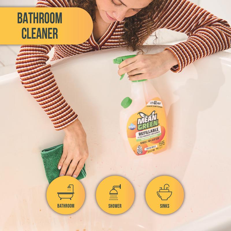 Mean Green Tropical Breeze Scent Bathroom Cleaner 28.6 fl. oz. Spray