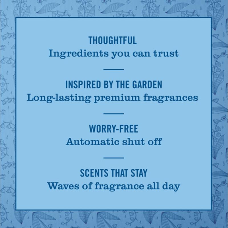 Mrs. Meyer's Clean Day Rain Water Scent Air Freshener Starter Kit 0.67 oz Liquid 1 pk