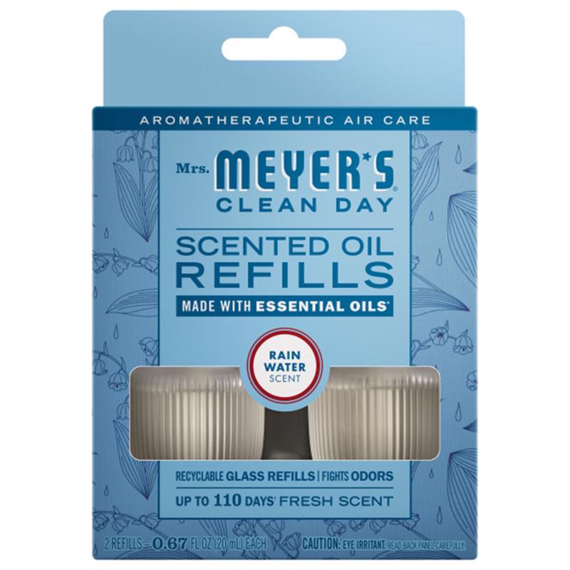 Mrs. Meyer's Clean Day Rain Water Scent Air Freshener Oil Refill 0.67 oz Liquid 1 pk