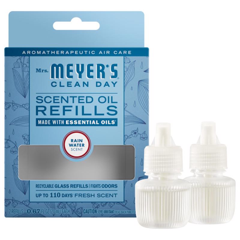 Mrs. Meyer's Clean Day Rain Water Scent Air Freshener Oil Refill 0.67 oz Liquid 1 pk