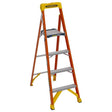 Werner 5.5 ft. H Fiberglass Platform Ladder Type IA 300 lb. capacity