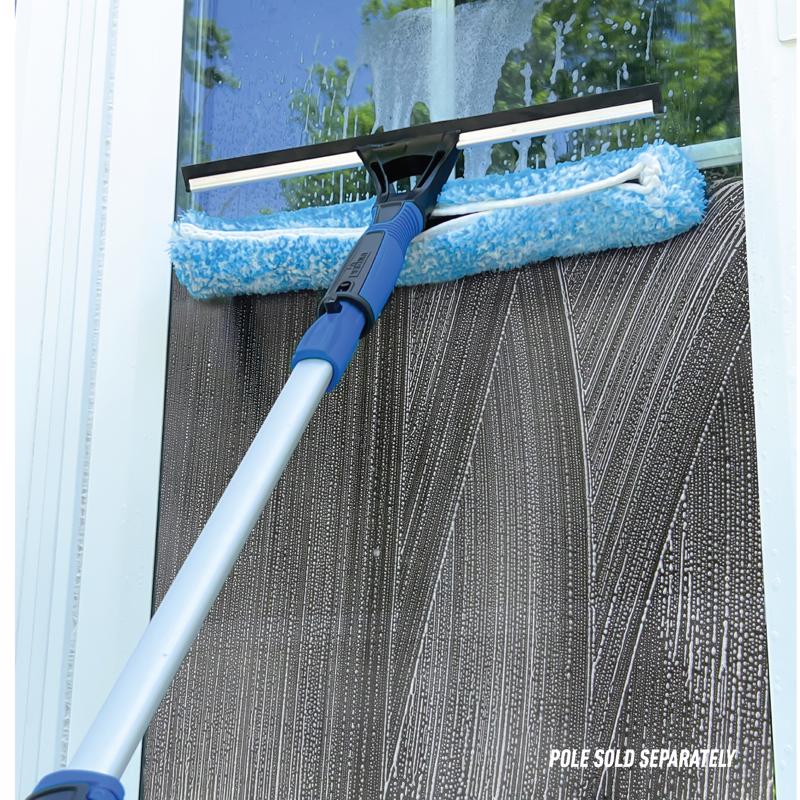 Unger 14 in. Rubber Window Squeegee/Scrubber