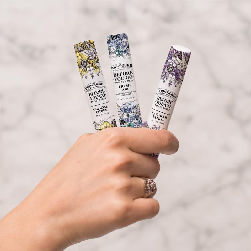 Poo~Pourri Citrus Scent Odor Eliminator 3 ct Liquid