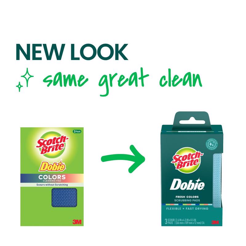 Scotch-Brite Medium Duty Scrubbing Pads For All Purpose 3 pk