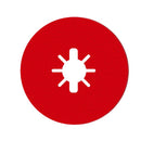 Diablo 5 in. Aluminum Oxide Center Mount Fiber Disc 24 Grit Extra Coarse 4 pk