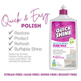 Quick Shine High Gloss Floor Wax Liquid 27 oz