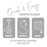 Quick Shine High Gloss Floor Wax Liquid 27 oz
