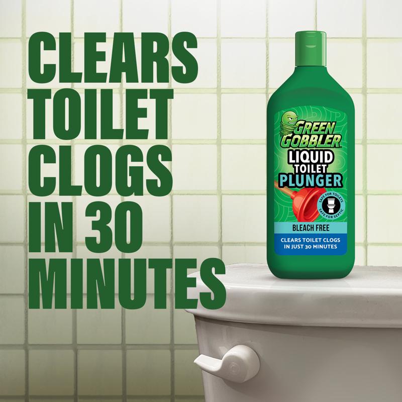 Green Gobbler Liquid Toilet Clog Remover 12 fl. oz.